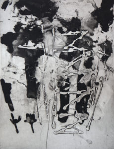 Vertigo 071901, 40 x 30 cm, Carborundum