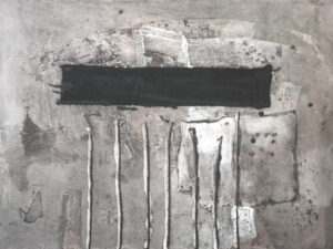 Aurum, 43 x 57 cm, Carborundum