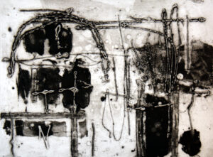 Waterloo, 30 x 40 cm, Carborundum