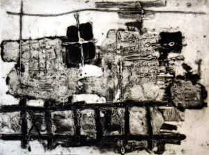 Southwark, 2020, 30 x 40 cm, Carborundum, Auflage: 10