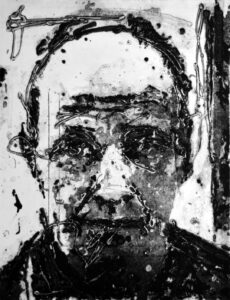 Frank, 2020, 57 x 43 cm, Carborundum, Auflage: 10