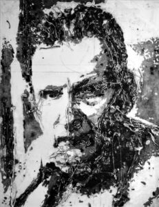 Lucian, 57 x 43 cm, Carborundum