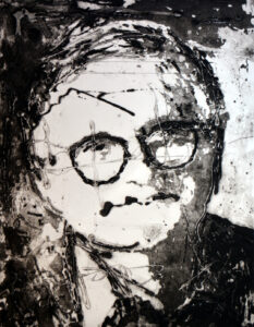 David, 57 x 43 cm, Carborundum