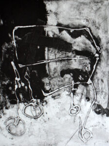 Rosemary's Baby, 2024, 40 x 30 cm, Carborundum, Auflage: 10