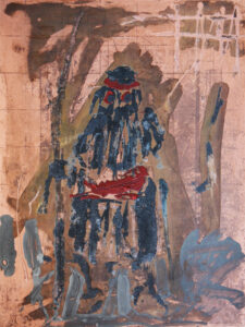 Raunacht, 40 x 30 cm, Carborundum (Druckplatte)