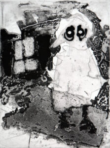 Nightmare on Elm Street, 40 x 30 cm, Carborundum