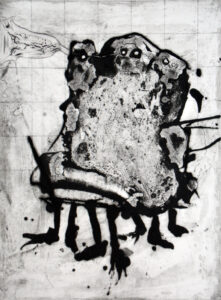 Sylphen, 40 x 30 cm, Carborundum