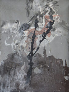 2563 Das Chromosom eines Mammuts, 40 x 30 cm, Carborundum (Druckplatte)